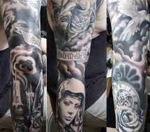 Tattoo komplett Arm