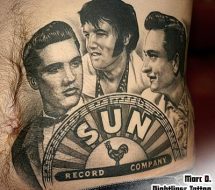 Elvis Sun Tattoo Portraits